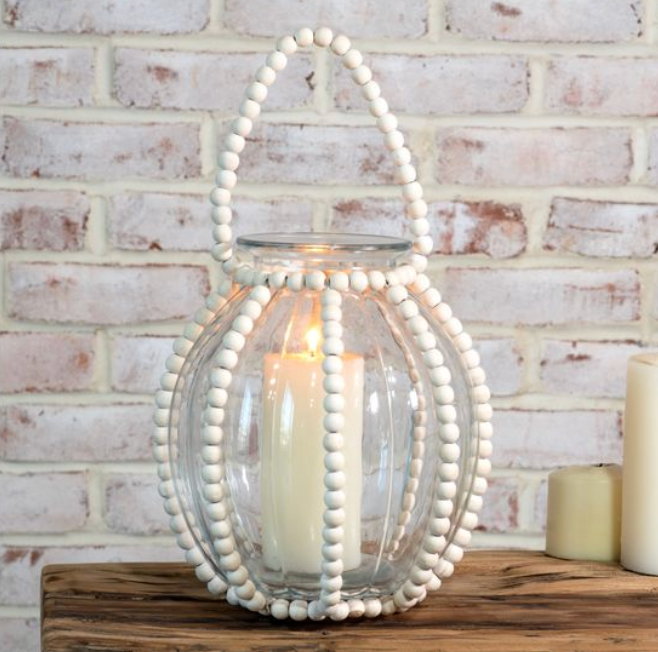 10" Beads On Jar
