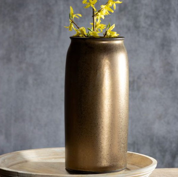 12.7" Bronze Ceramic Vase