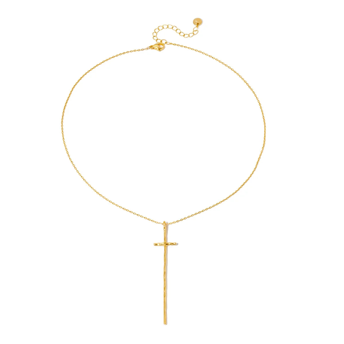 PREORDER- Modern Cross Necklace - Waterproof