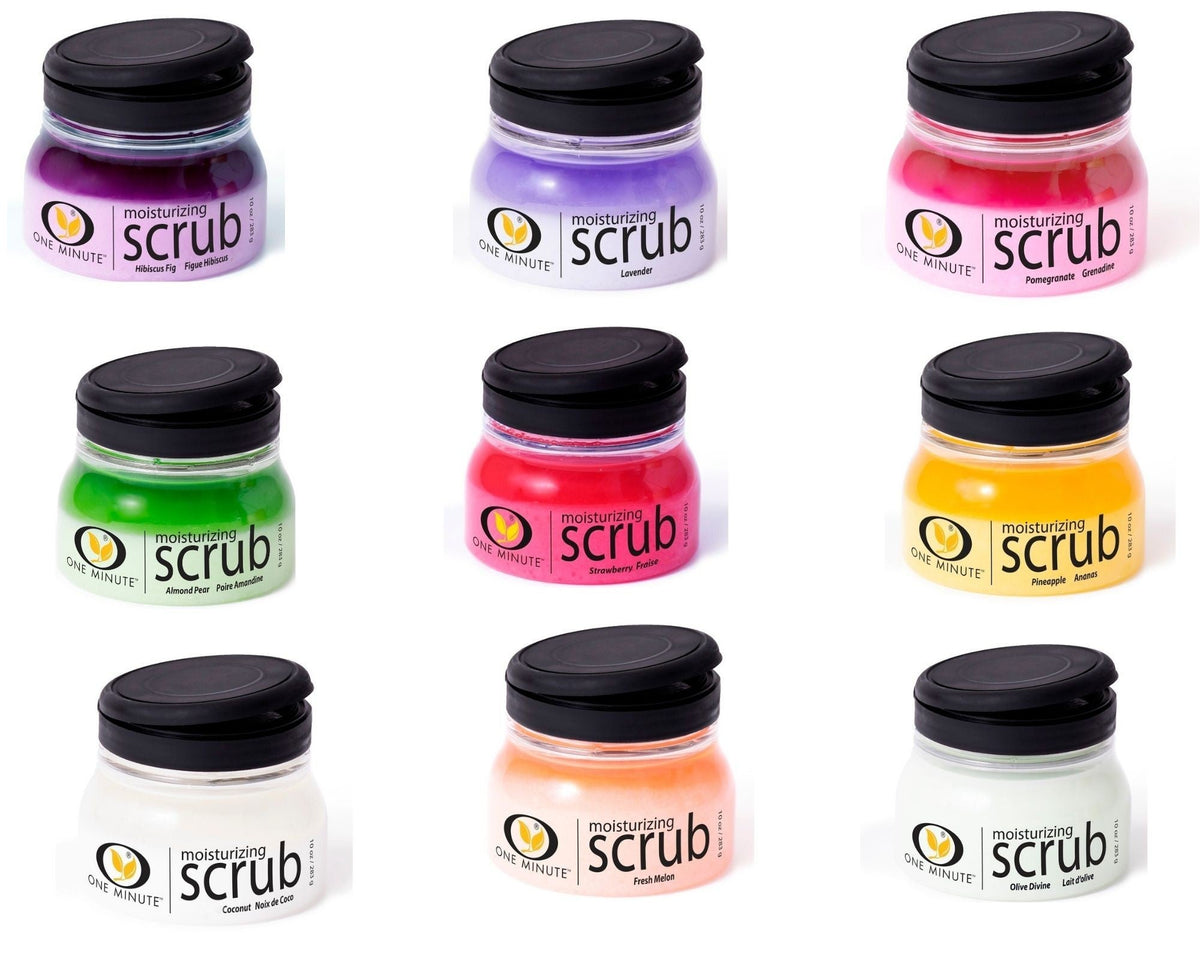 PREORDER- One Minute Manicure Moisturizing Salt Scrubs 10oz