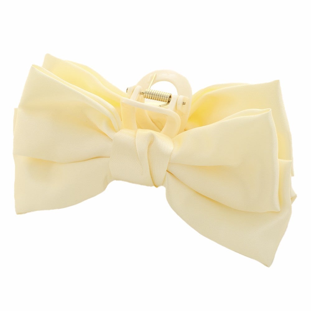 Large Hair Bow in Ivory