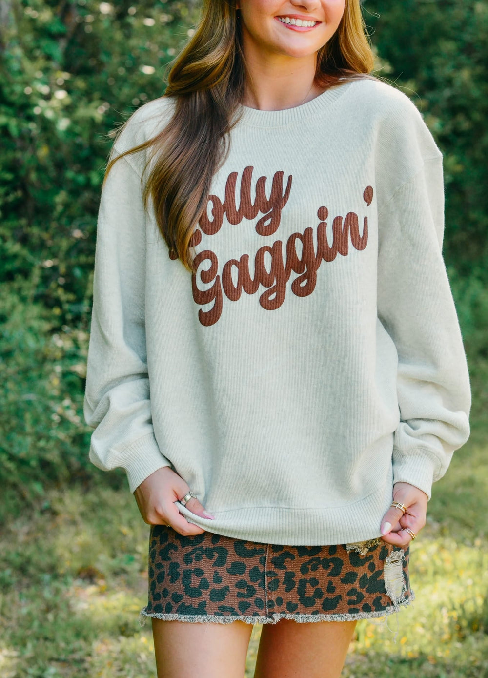 PREORDER- Lolly Gaggin' Knit Sweatshirt
