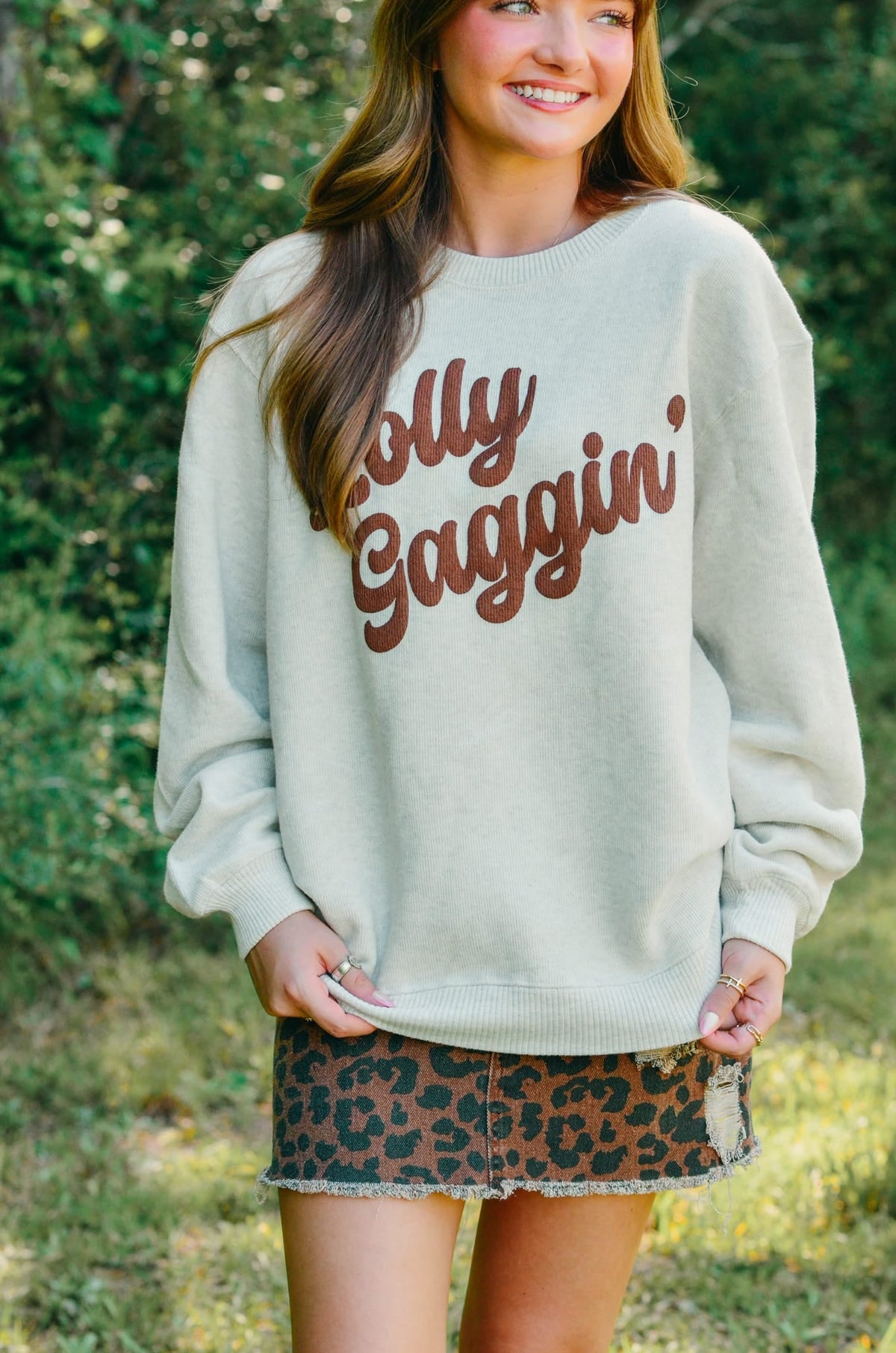 PREORDER- Lolly Gaggin' Knit Sweatshirt