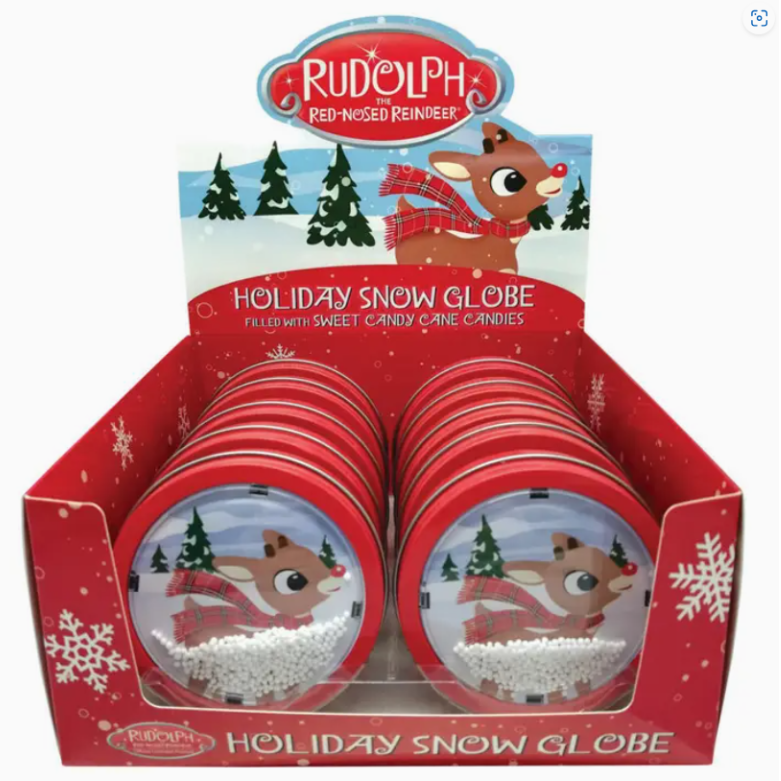 Rudolph Snow Globe