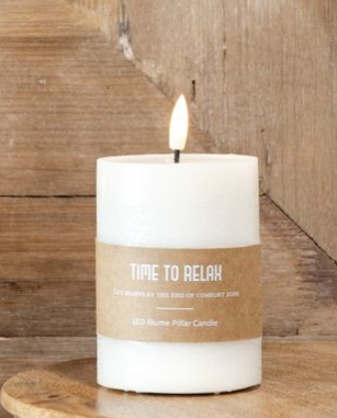 4" LED Pillar Candle