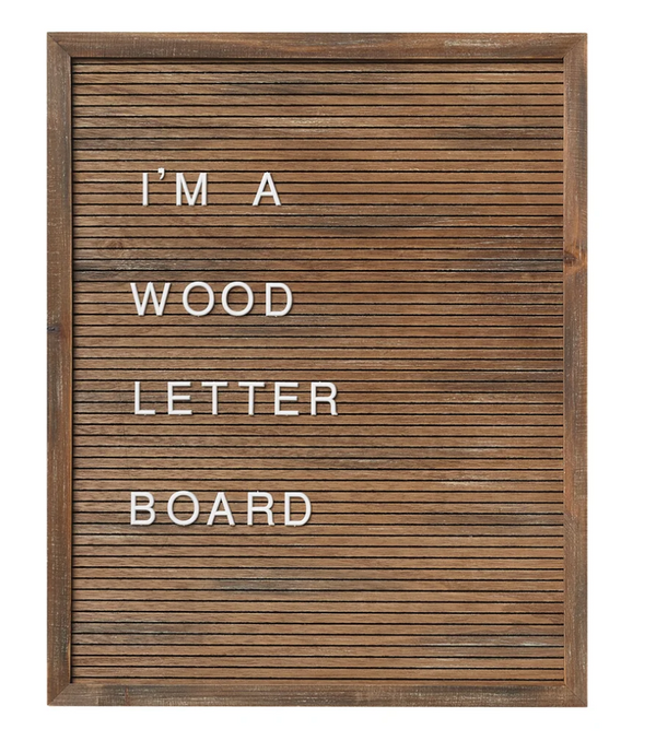 16x20 Wood Letter Board