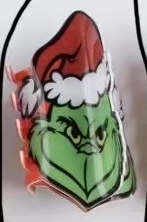 Grinch & Max Hairclips