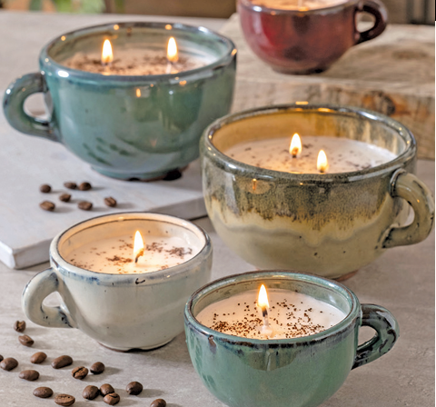 Large Coffee Cup Candle