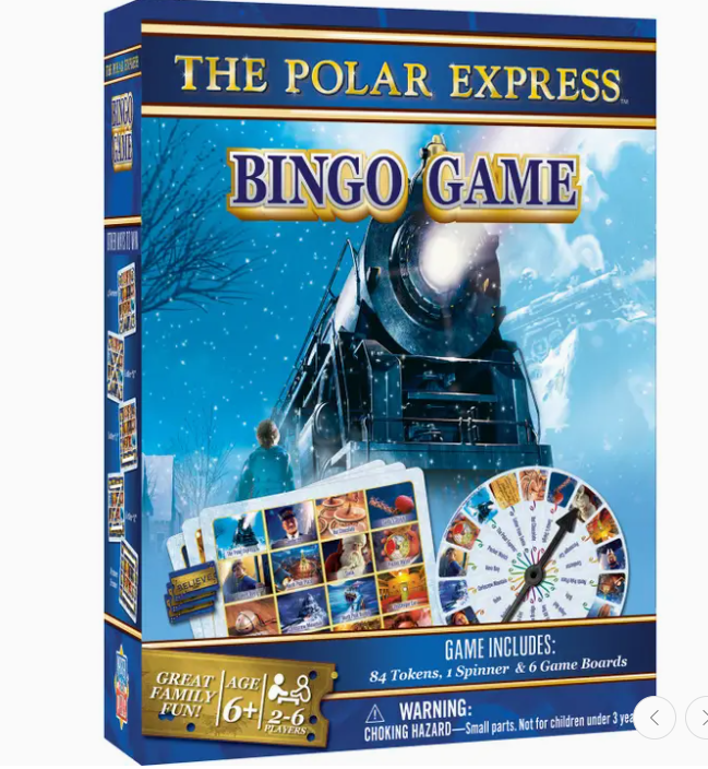The Polar Express Bingo Game