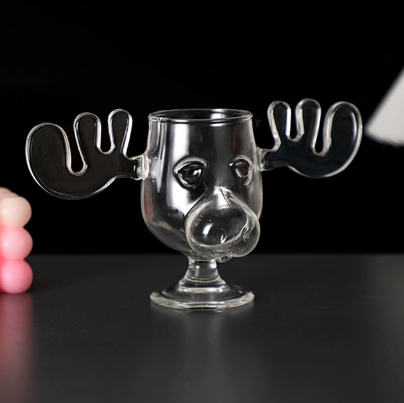 Moose Drinking Glass
