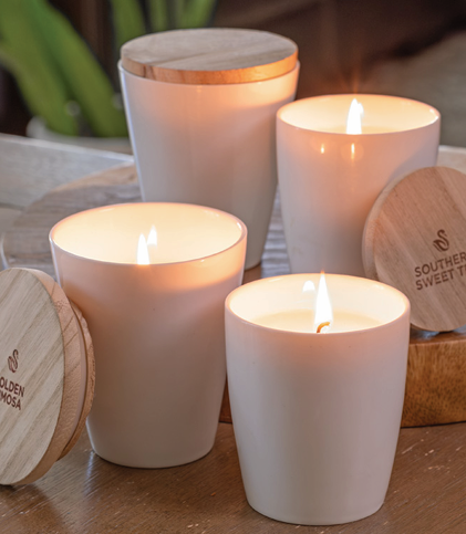 Porcelain Pot Candle