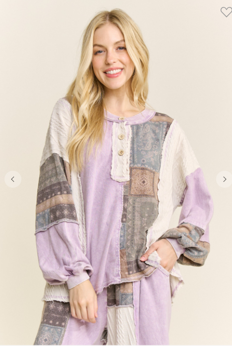 Bandana Patchwork Sweater