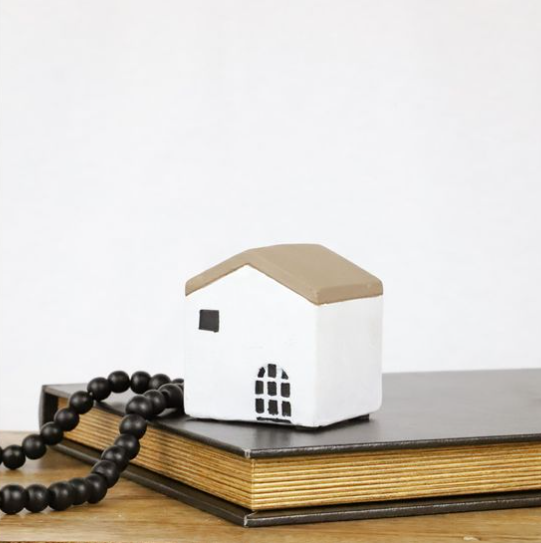 3.15" Decorative Cement House