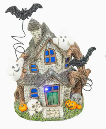 Ghastly Haunted House With LED - Multiple Designs