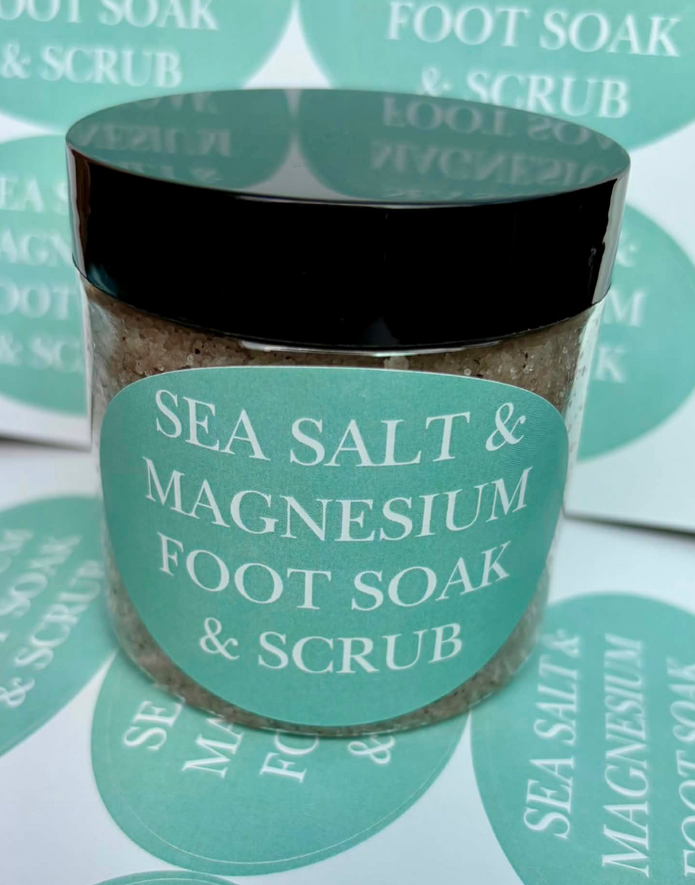 Sea Salt & Magnesium Foot Soak/ Scrub