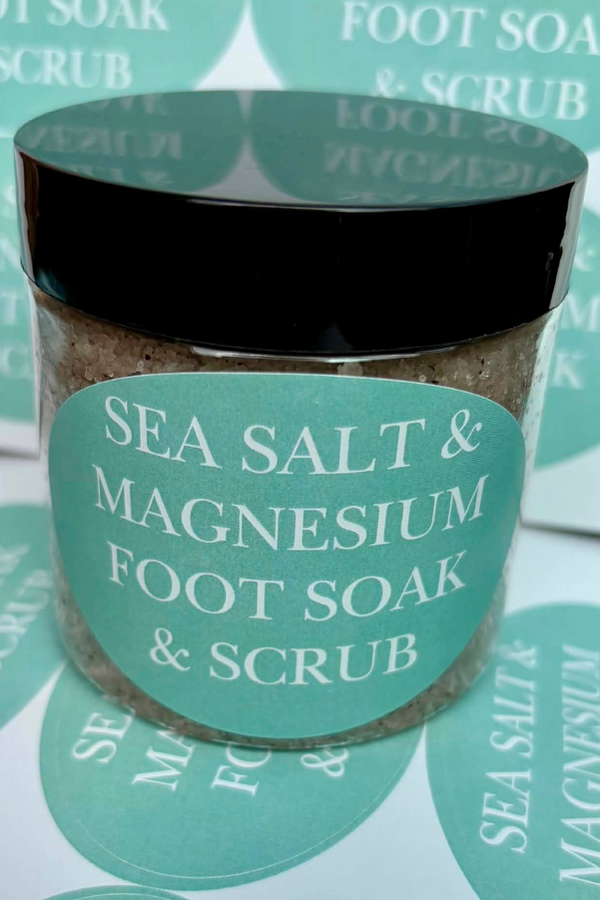 Sea Salt & Magnesium Foot Soak/ Scrub