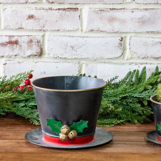 5" Snowman Hat Planter