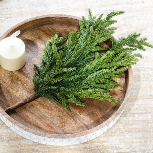 19" Evergreen Stem