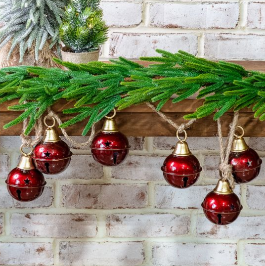 54" Long Bell Hanger - Burgundy