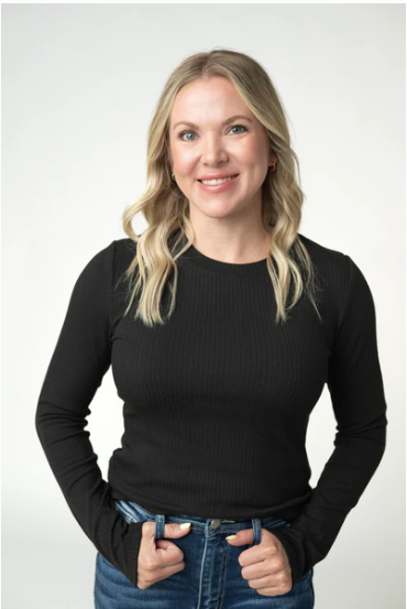 Reese Ribbed Long Sleeve Top - Black
