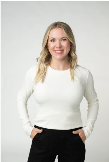 Reese Ribbed Long Sleeve Top - Ivory