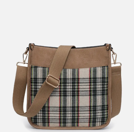 Posie Plaid Crossbody Bag