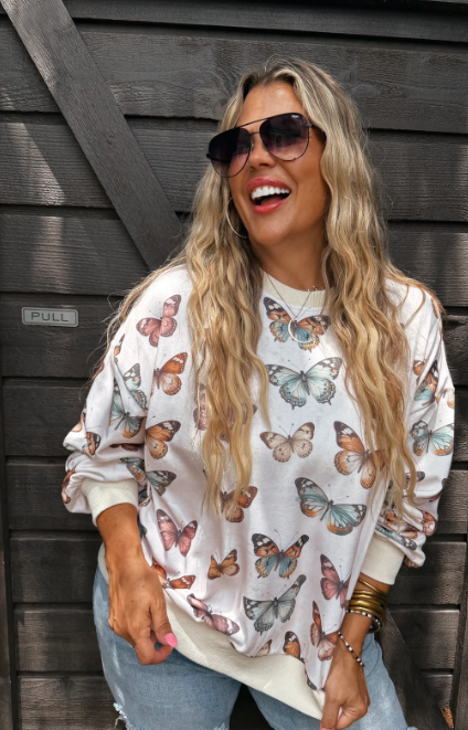 Butterfly Season Pullover