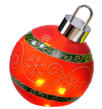 Holiday LED Orbs in Red