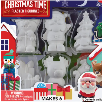 Christmas Time - Plaster Figurine Paint Set