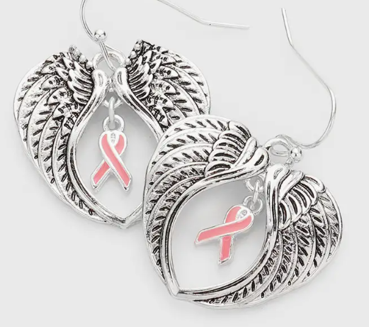 Heaven Sent Angel Wing Dangle Earrings