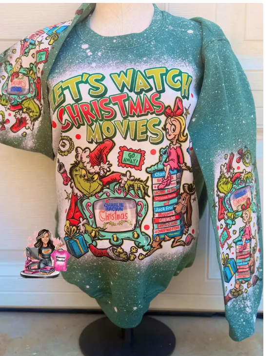 Christmas Cinema - Holiday Graphic Sweatshirt