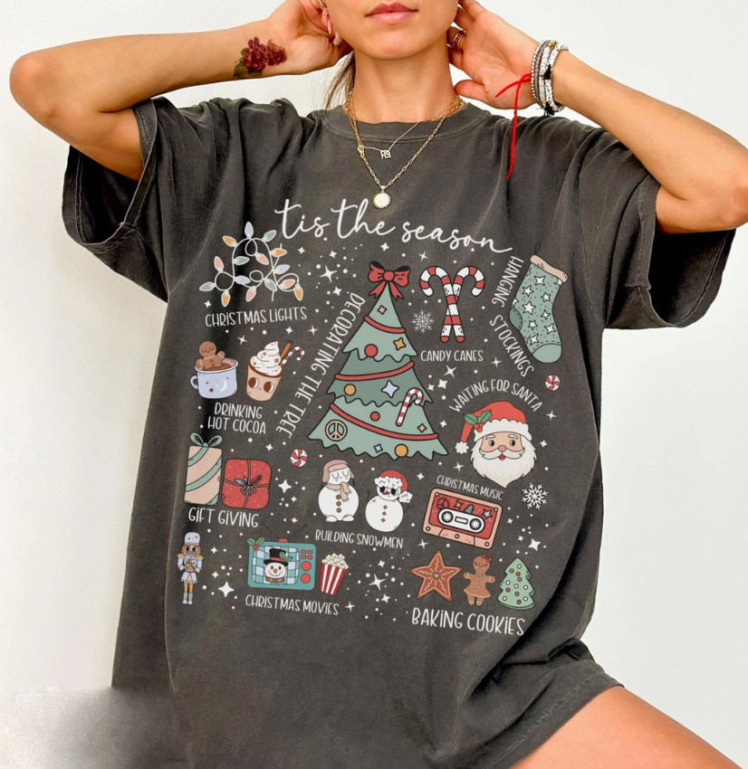 Holiday Happiness Graphic Sweater