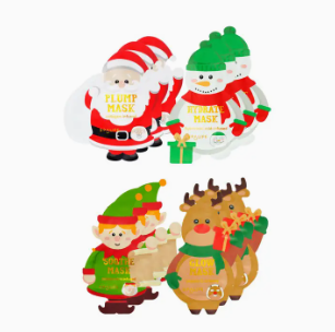 Christmas Holiday Santa's Workshop Facial Mask Gift Set