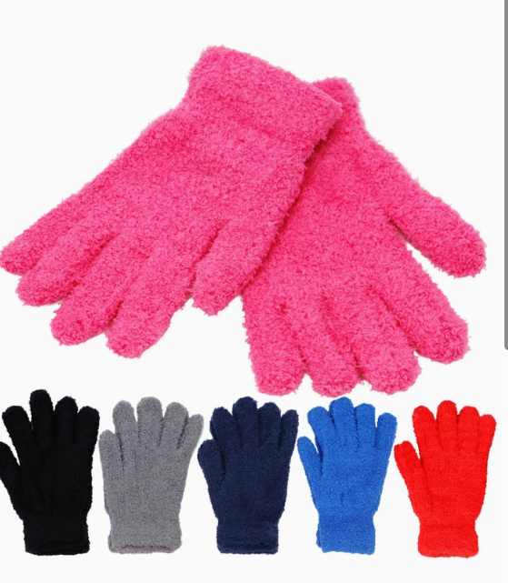 Cozy Cabin Sherpa Gloves-Multiple Colors