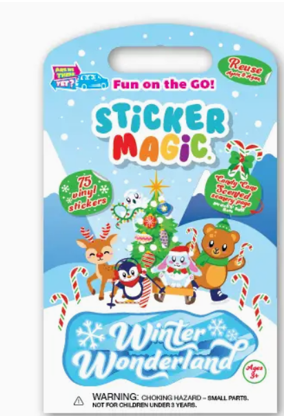 Sticker Magic: Winter Wonderland (Candy Cane)