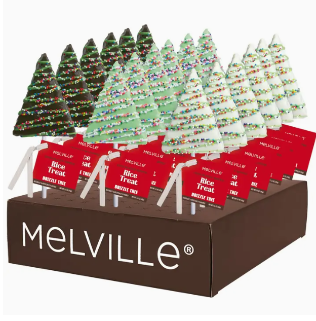 Drizzle Nonpareil Tree Rice Treat Pops-Multiple Flavors