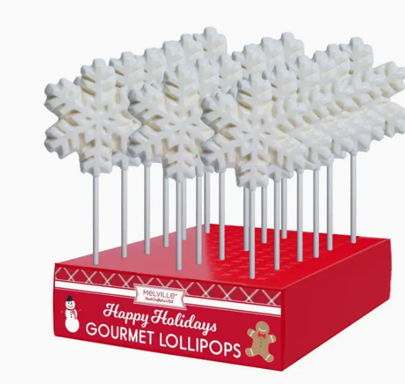 Snowflake Lollipops