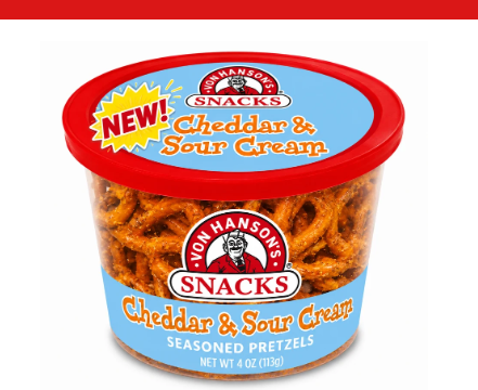 Von Hanson's Seasoned Pretzels-Multiple Flavors