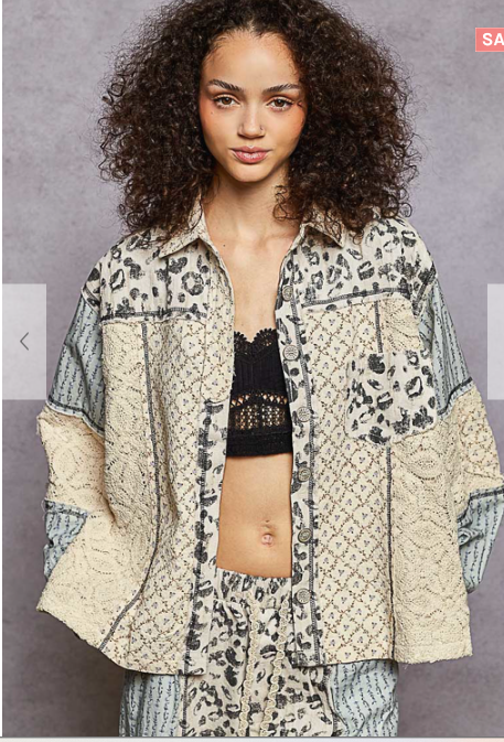 Printed Relaxed Fit Button-Up Shirt-Multiple Colors