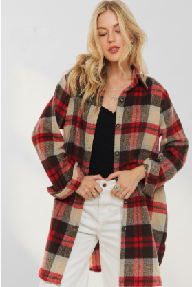 Fireside Plaid Shacket