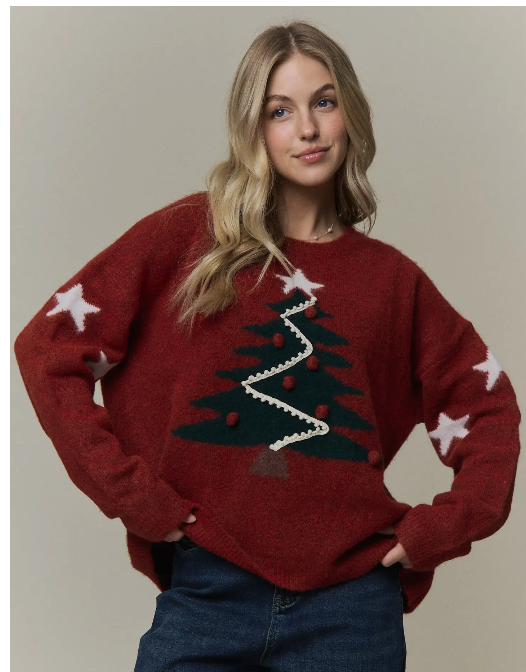 Tinsel & Twinkle Christmas Sweater