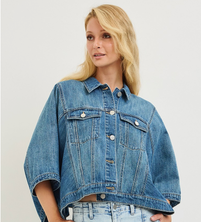 All Eyes on You Cape Jacket