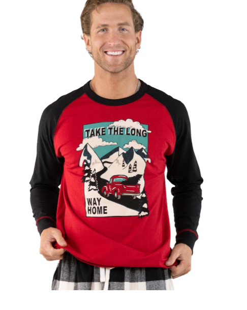 Lazy One Take The Long Way Home Long Sleeve Tee