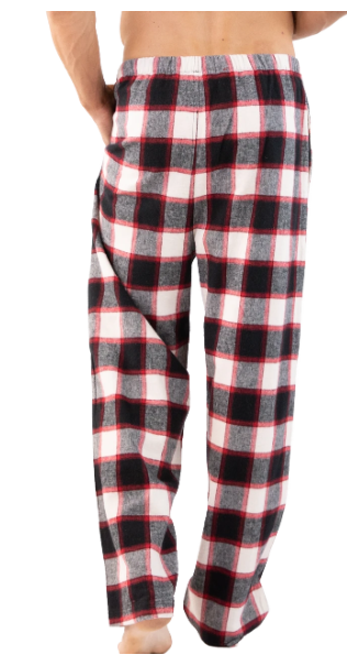 Black Plaid Flannel Pants