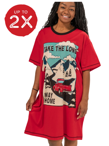 Take The Long Way Home Nightshirt