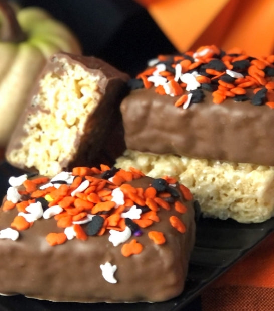 Halloween Decorated Crispy Square