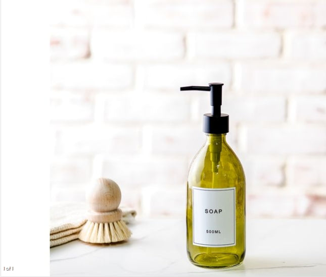 8.7" Olive Green Tall Soap Pump