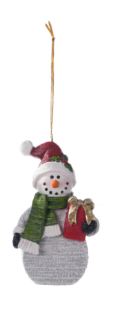 Resin Snowmen Ornaments