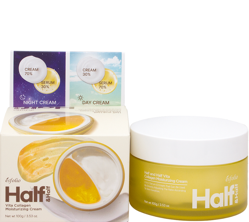 Half & Half Vita Collagen/Moisturizer Cream