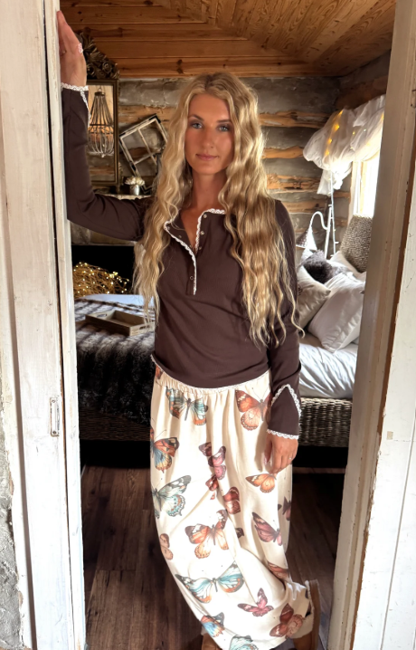 Drift Away Joggers - Butterfly